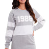 Womens Sweatshirt Oversized Long Sleeve Slouchy Loungewear Tunic Casual Jumper Pullover Tops