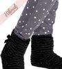 Ladies Luxury Plush Slip On Boot Slippers