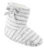 Ladies Knitted  Indoor Outdoor Booties Non-Slip Sole