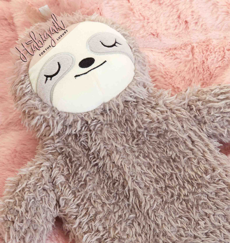 Luxury Plush Sloth Hot Water Bottle  |  Hot Water Bottle | HABIGAIL | For The Luxury |