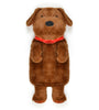 Luxury Plush Cute Dog With Handkerchief Hot Water Bottle